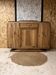 Grand buffet vintage Art Deco Ysandre 3 doors 1 drawer solid wood marble