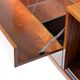 Bar Sideboard On Wheels In Mahagony & Brass, Czechoslovakia 1970