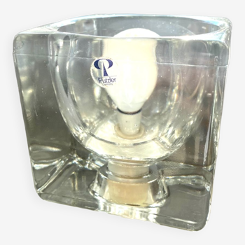 Lampe cube ice pulzler vintage 70 design ancien