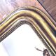 Old large Louis Phillipe mirror, gilded with gold leaf - Emilien"