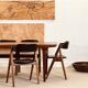 Set of 6 Danish chairs by Frode Holm (afrormosia wood)