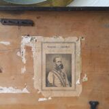 Old wedding chest painted 1891