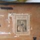 Old wedding chest painted 1891