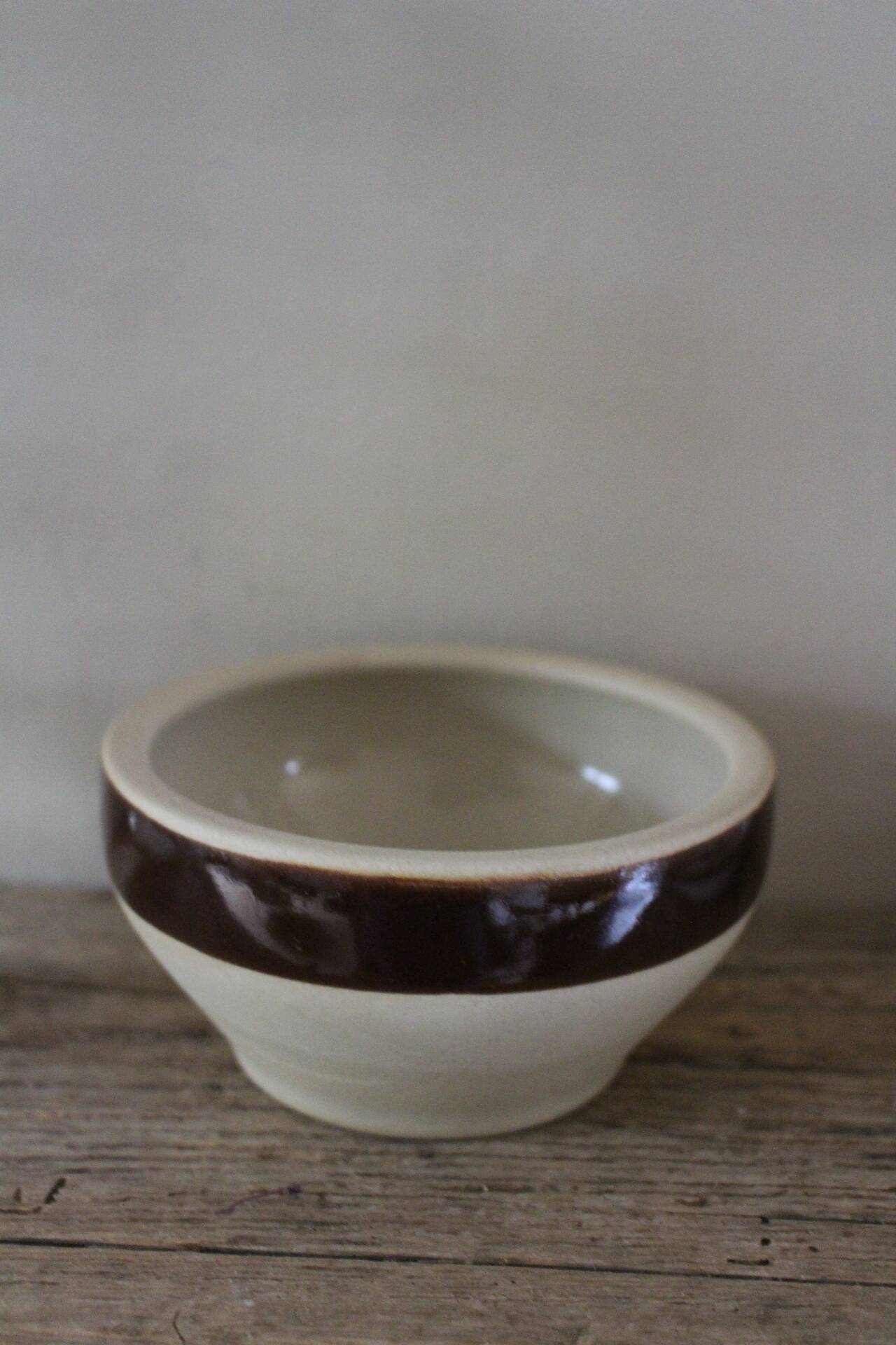 Vintage two-tone Digoin stoneware