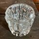 Pair of Antique Candle Holders Design FRANTISEK VIZNER Czech Moulded Glass 6