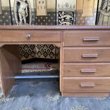 Caisson administration oak desk