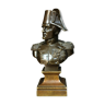 Buste en bronze a patine médaille figurant Napoléon Bonaparte  signée Lambert