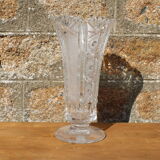 Bohemian crystal vase