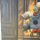 Church flowers, oil on canvas