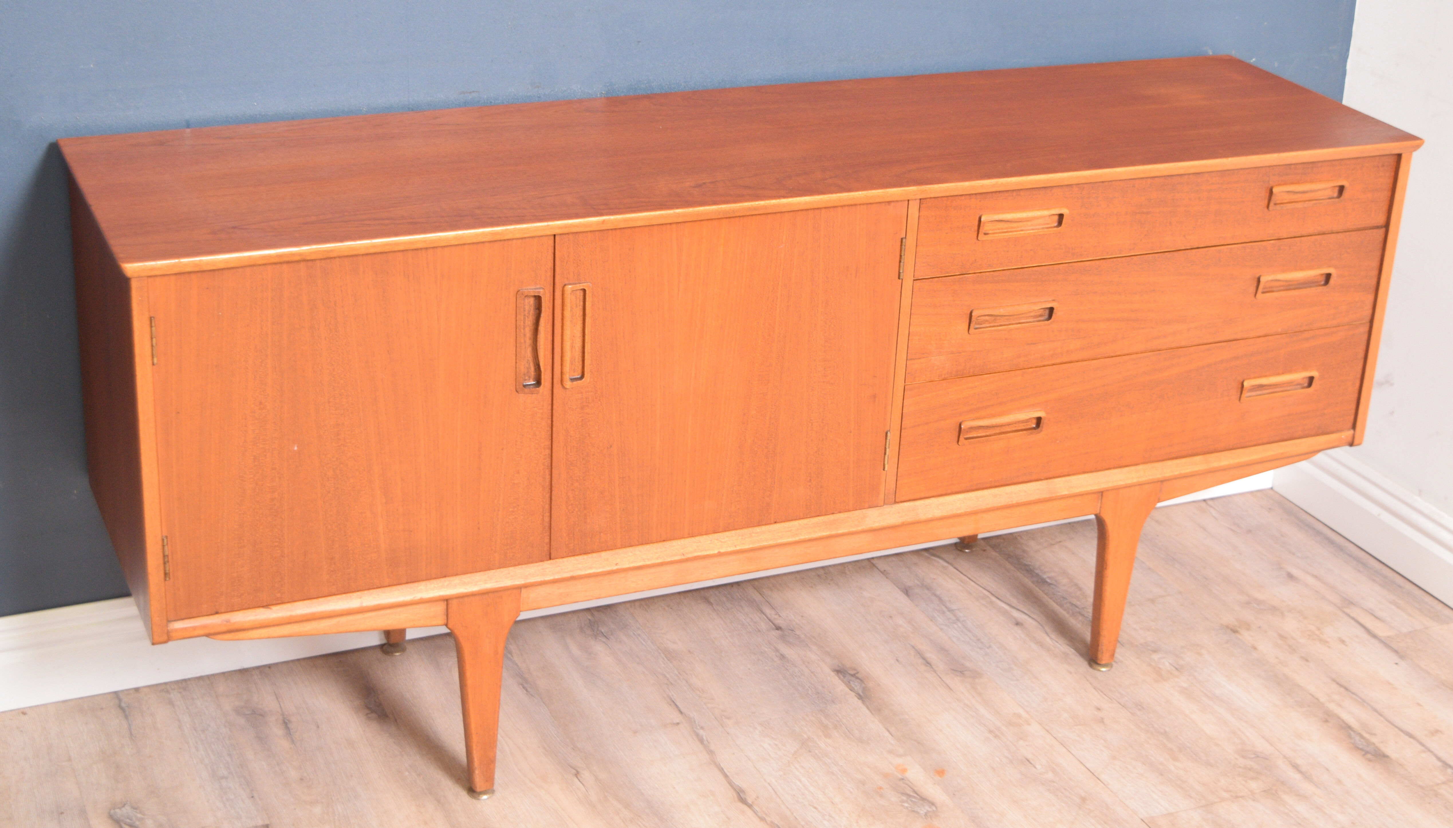 Restored Teak 1960s Jentique Sideboard Cabinet