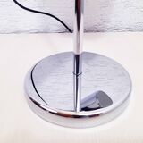 Chromed metal desk lamp