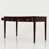 Mahogany desk scandinavian design of the 70s