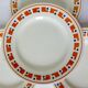 4 flat plates in iron earth from Salins, Lucette model 210809