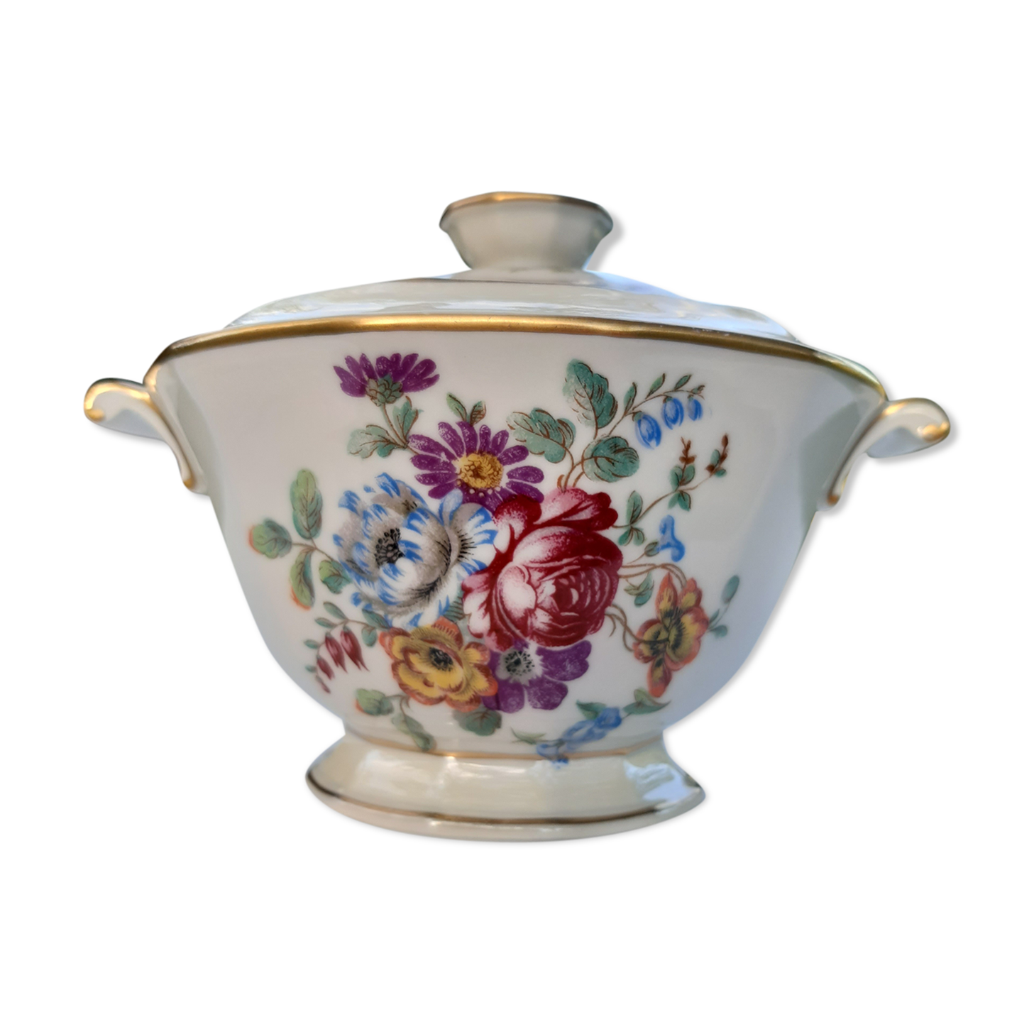 Sugar porcelain from Limoges Bernardaud Art Deco