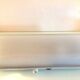 Rectangular porthole wall light in industrial/70s style frosted glass