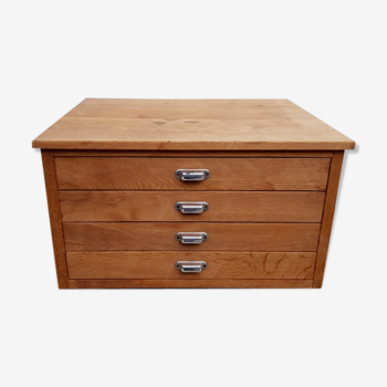 Old craft furniture to pose with 4 drawers in oak