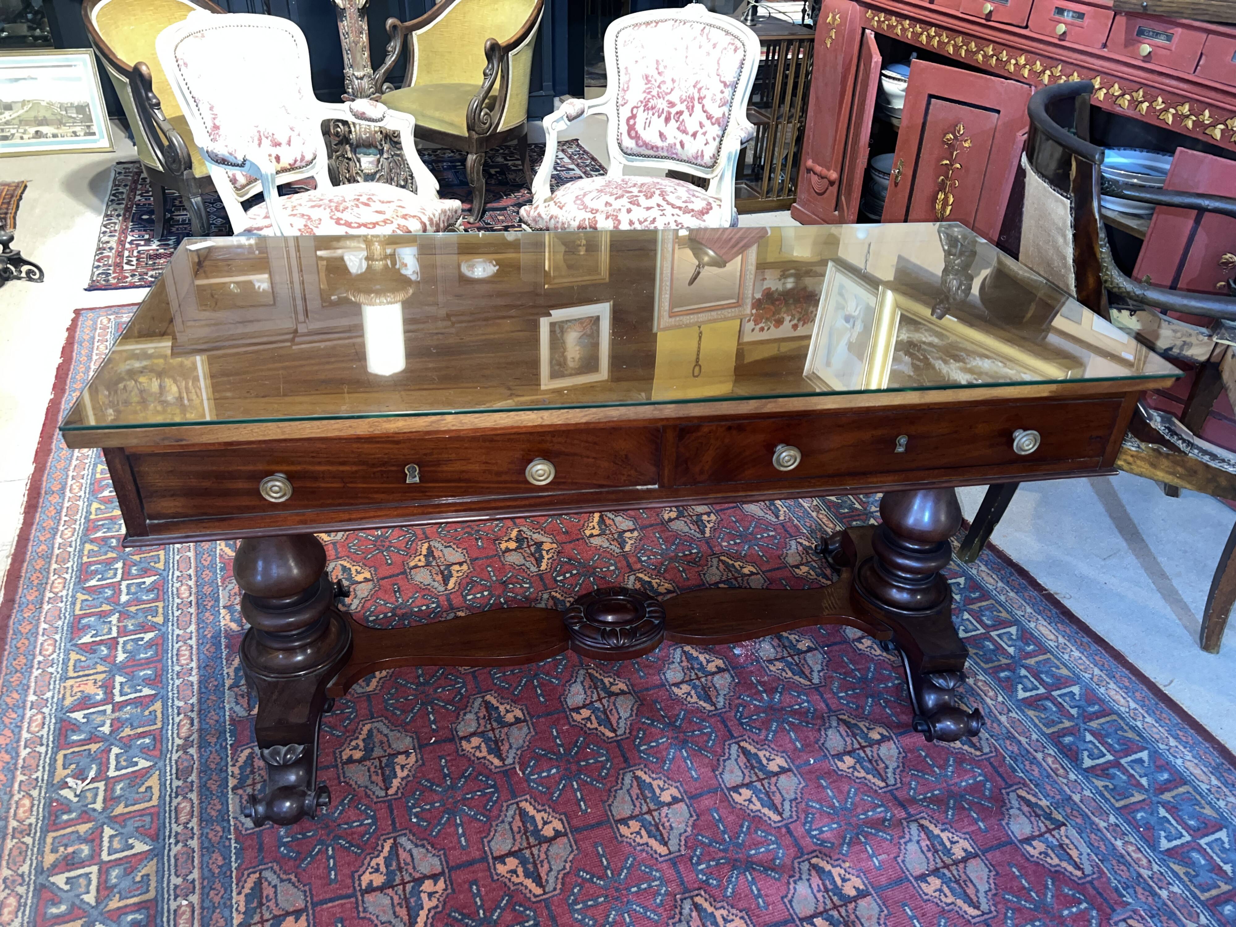 Victorian mahogany desk
