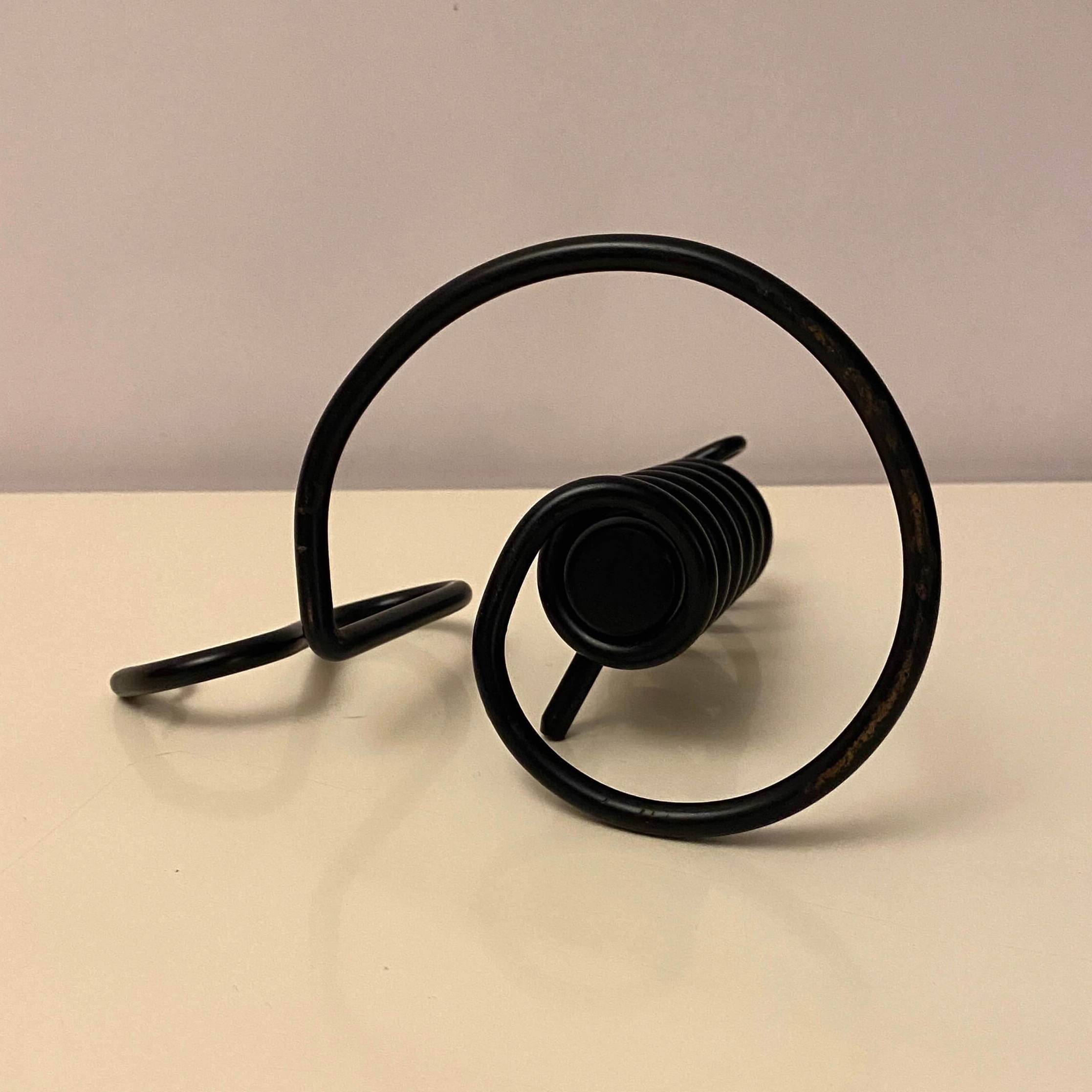 Spiral iron chandelier