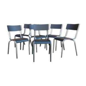 6 chaises mid-century
