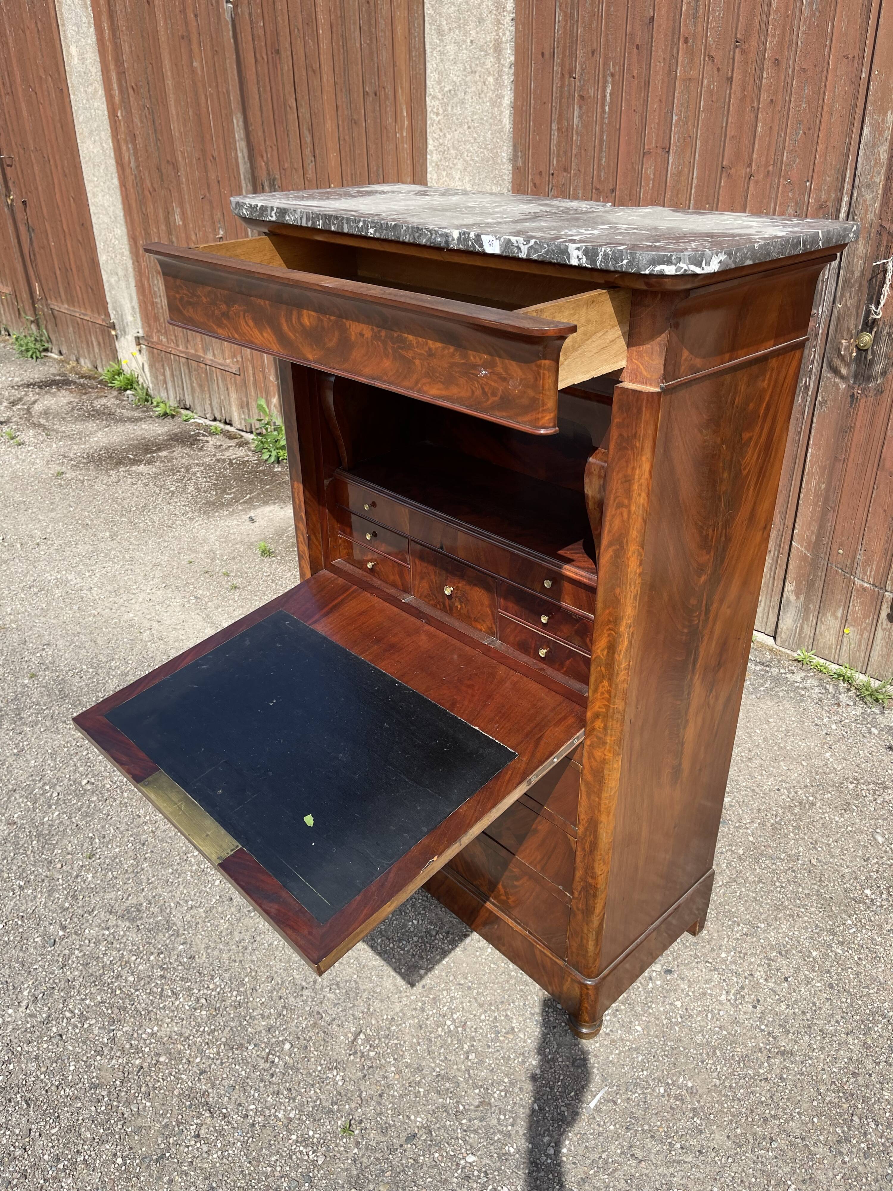 Mahogany Secretary restoration early nineteenth