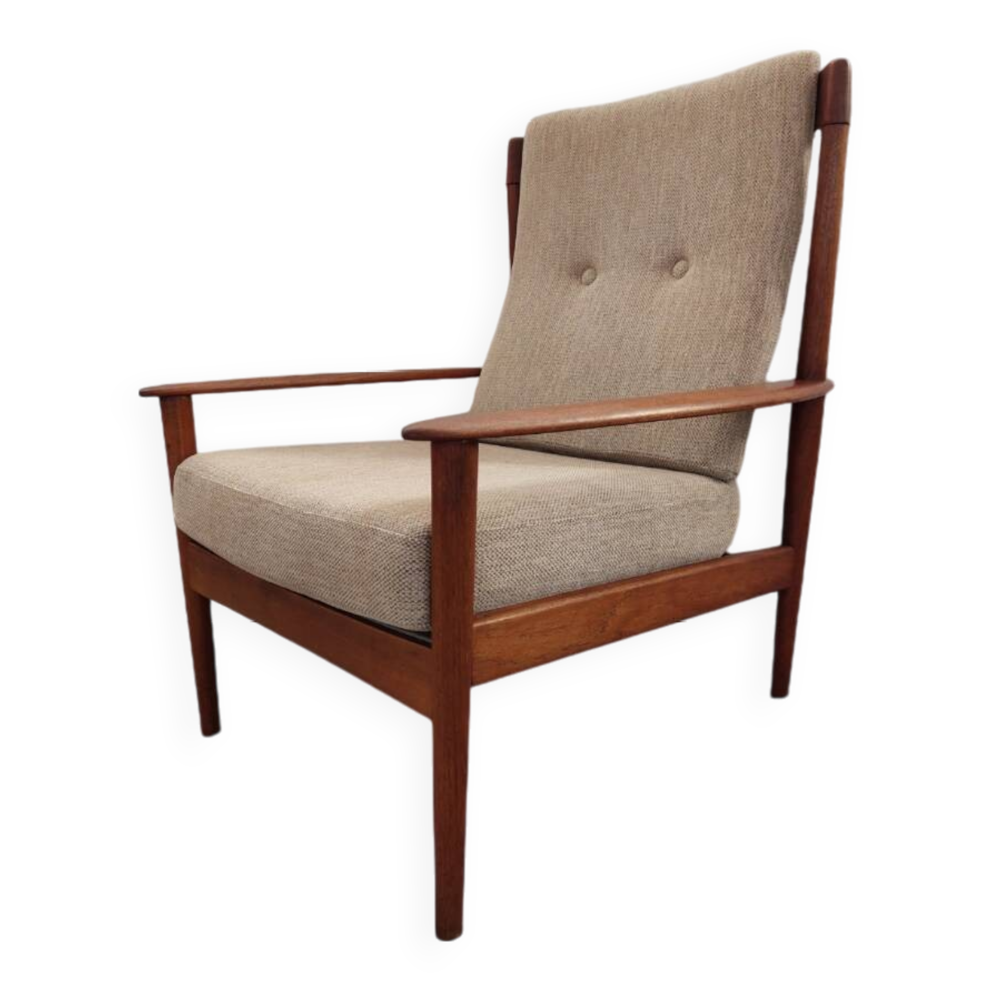 PJ56 armchair by Grete Jalk for Poul Jeppesen - Denmark circa 1960