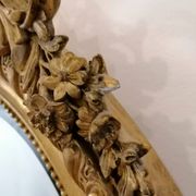 Louis XV style mirror in wood and gilded stucco, Napoleon III period
