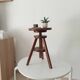 Tabouret de peintre vintage en bois massif