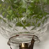 Antique glass suspension, Denayrouze lighting