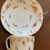 Pair of small cups and under cup