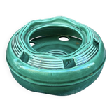 Green ceramic potpourri dish, SOFCD, 1950s