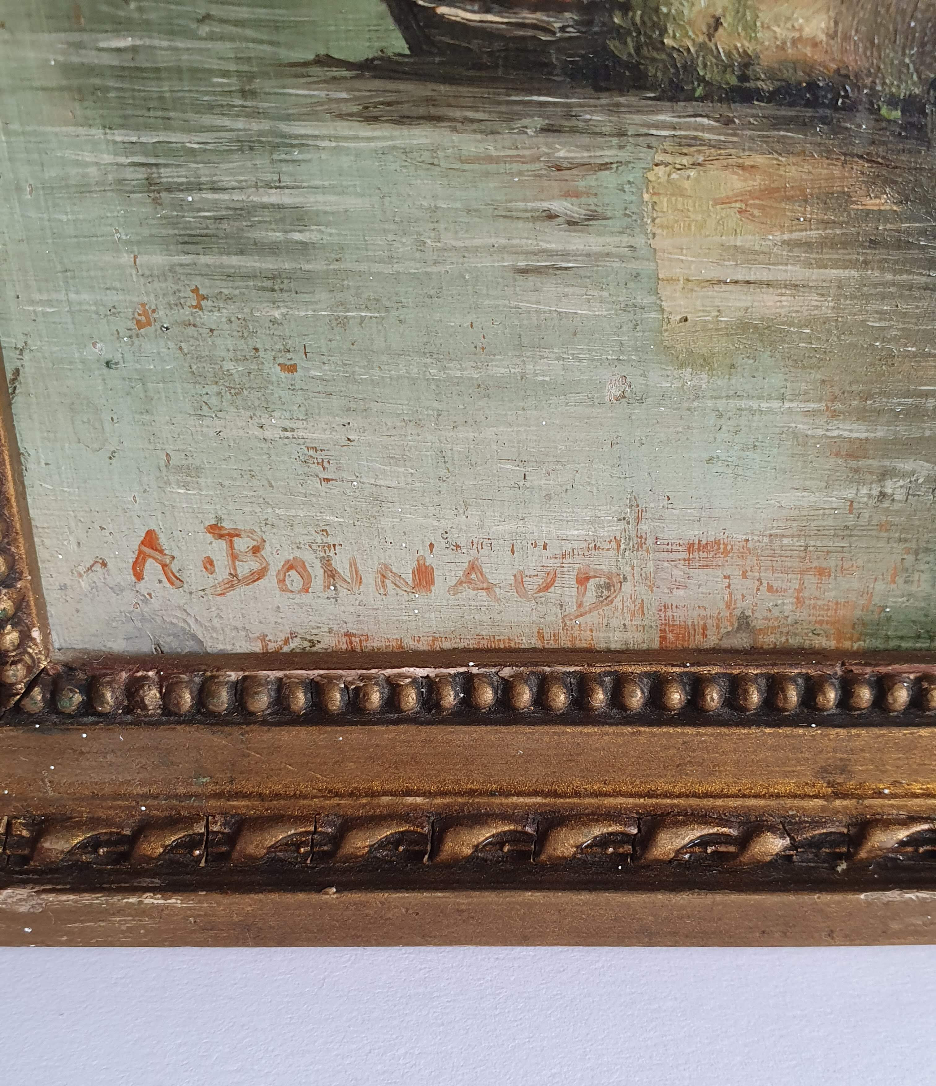Oil painting by Alain Bonnaud