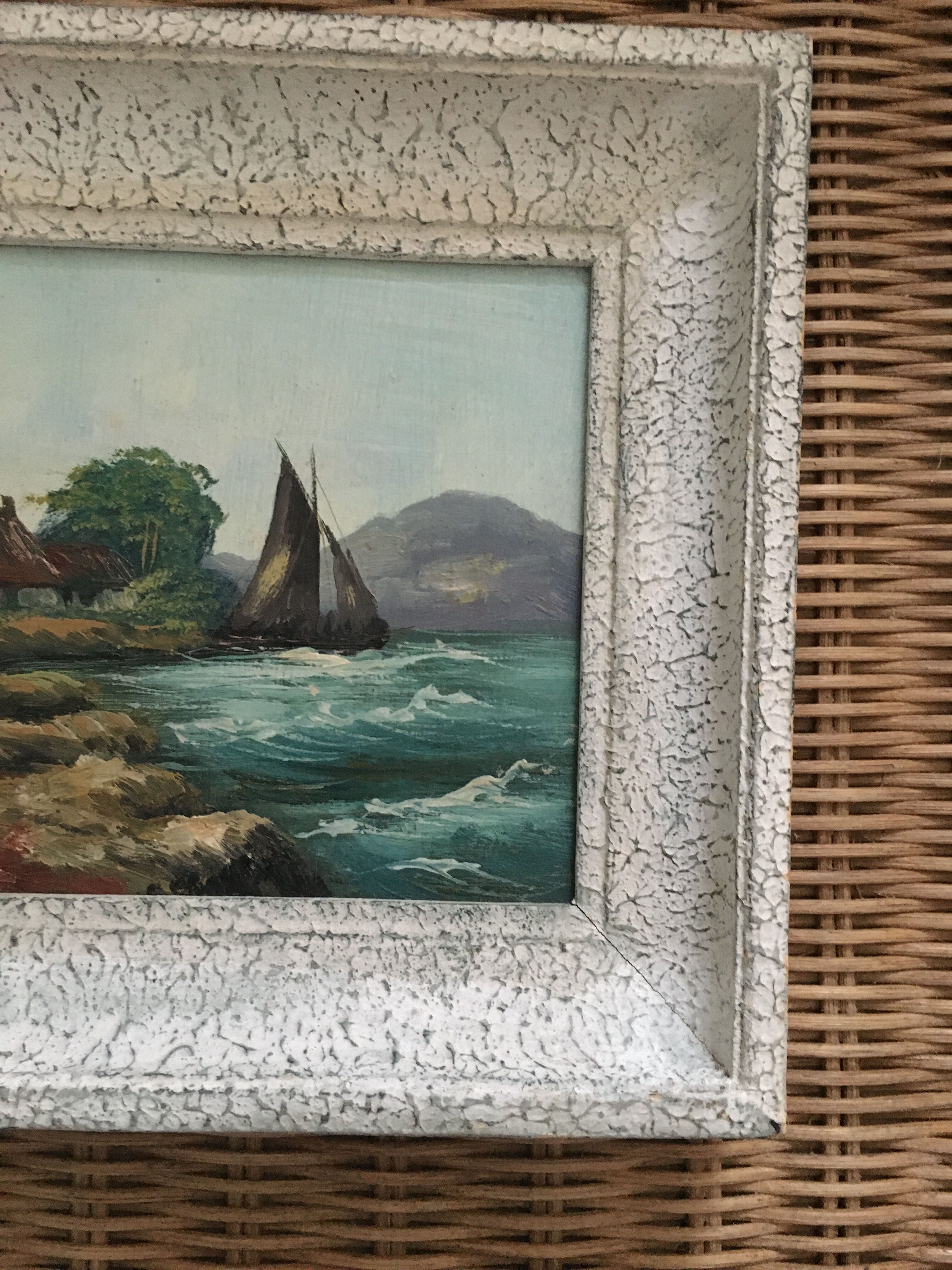 Marine oil on panel Louis Andrey