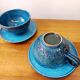 Pair of Aldo Londi breakfast cups, Italy 1960