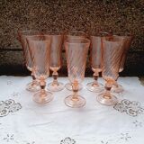 Lot de 8 flûtes à Champagne Luminarc Arcoroc Rosaline