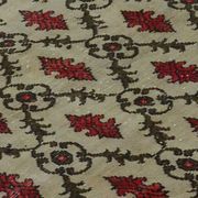One-of-a-kind turkish handwoven vintage rug - rustic vintage charm 270x 140