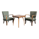 Fauteuils Art Déco et table Spider par Jindrich Halabala, 1940