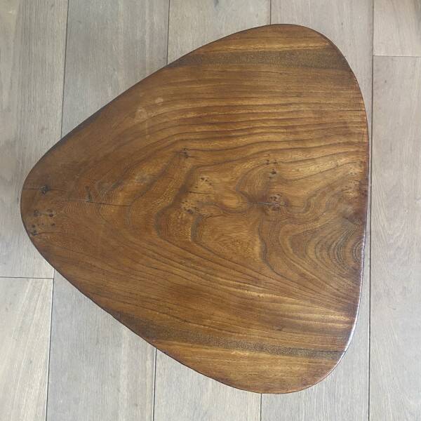 Brutalist tripod stool