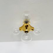 1 of 2 Sputnik Gemini Flush Lamps by Gebrüder Cosack