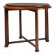 Luxurious Art Deco coffee table in root wood veneer, France, 1930s