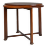 Table basse art déco en placage de bois de racine, france, années 1930