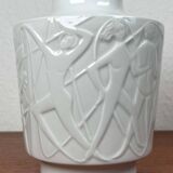 Vintage White Porcelain Vase from the Paradies Series by Kurt Wendler for Edelstein Bavaria, 1970s