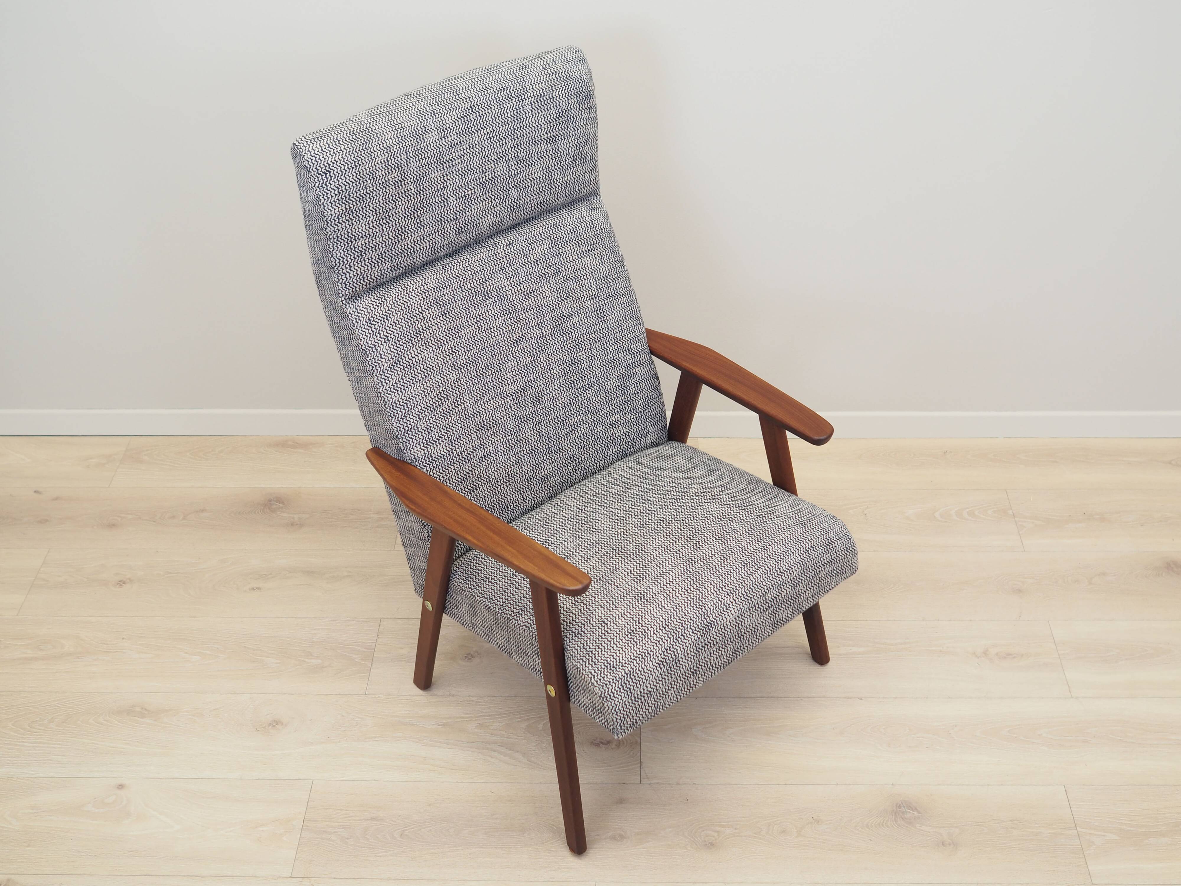 Mahogany armchair, Danish design, 1960s, production: Denmark