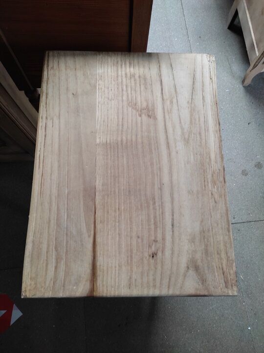 Solid wood bedside table ready to paint old vintage door flea marketspritdantan