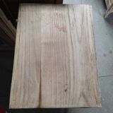 Table de chevet bois massif prête à peindre porte ancienne vintage brocanteespritdantan