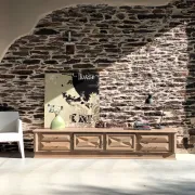 Large sideboard, TV stand, bench.