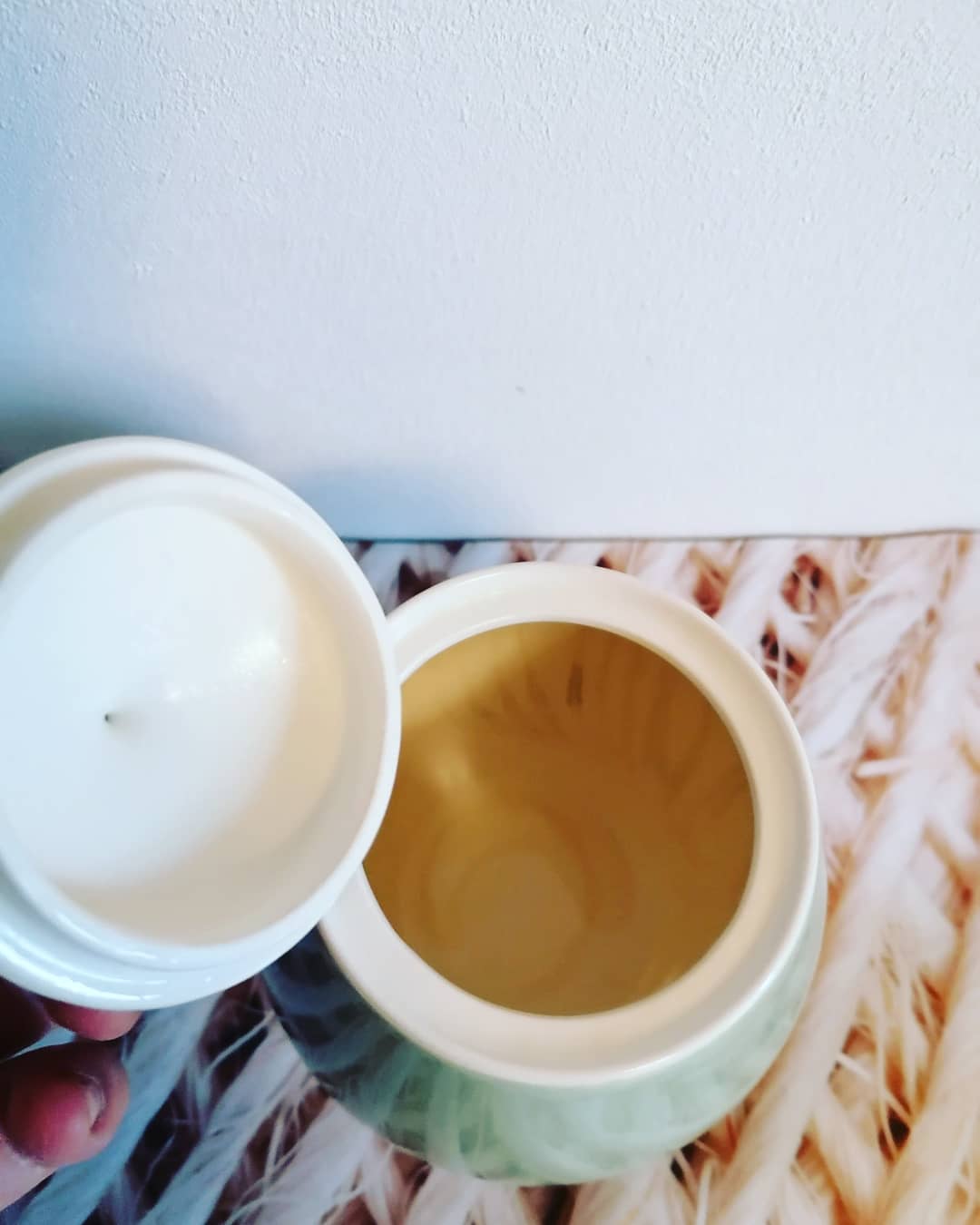 Milk pot and almond green sugar, vintage, Villeroy and Boch