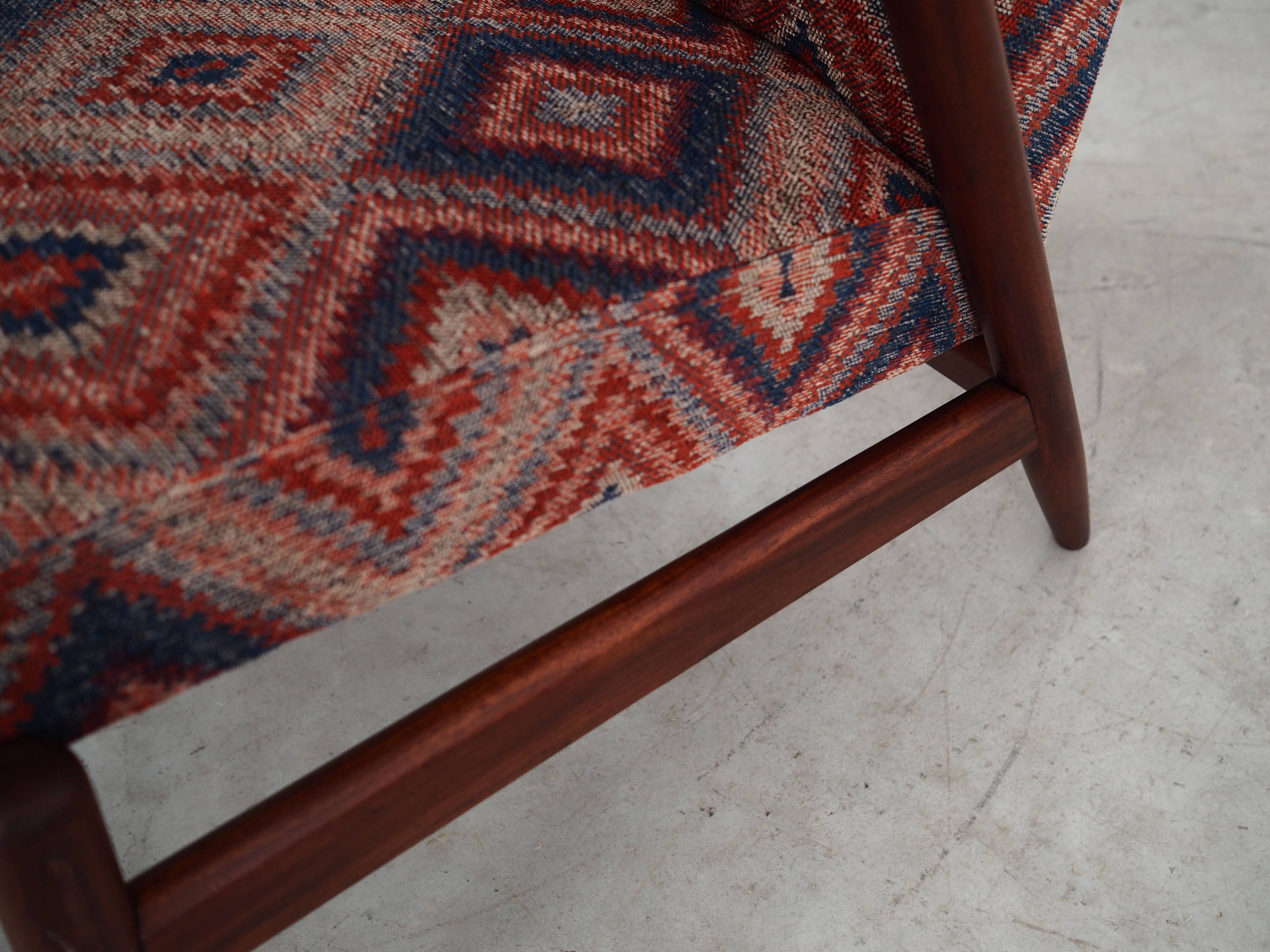 Teak armchair, Danish design, 1970s, production: Denmark