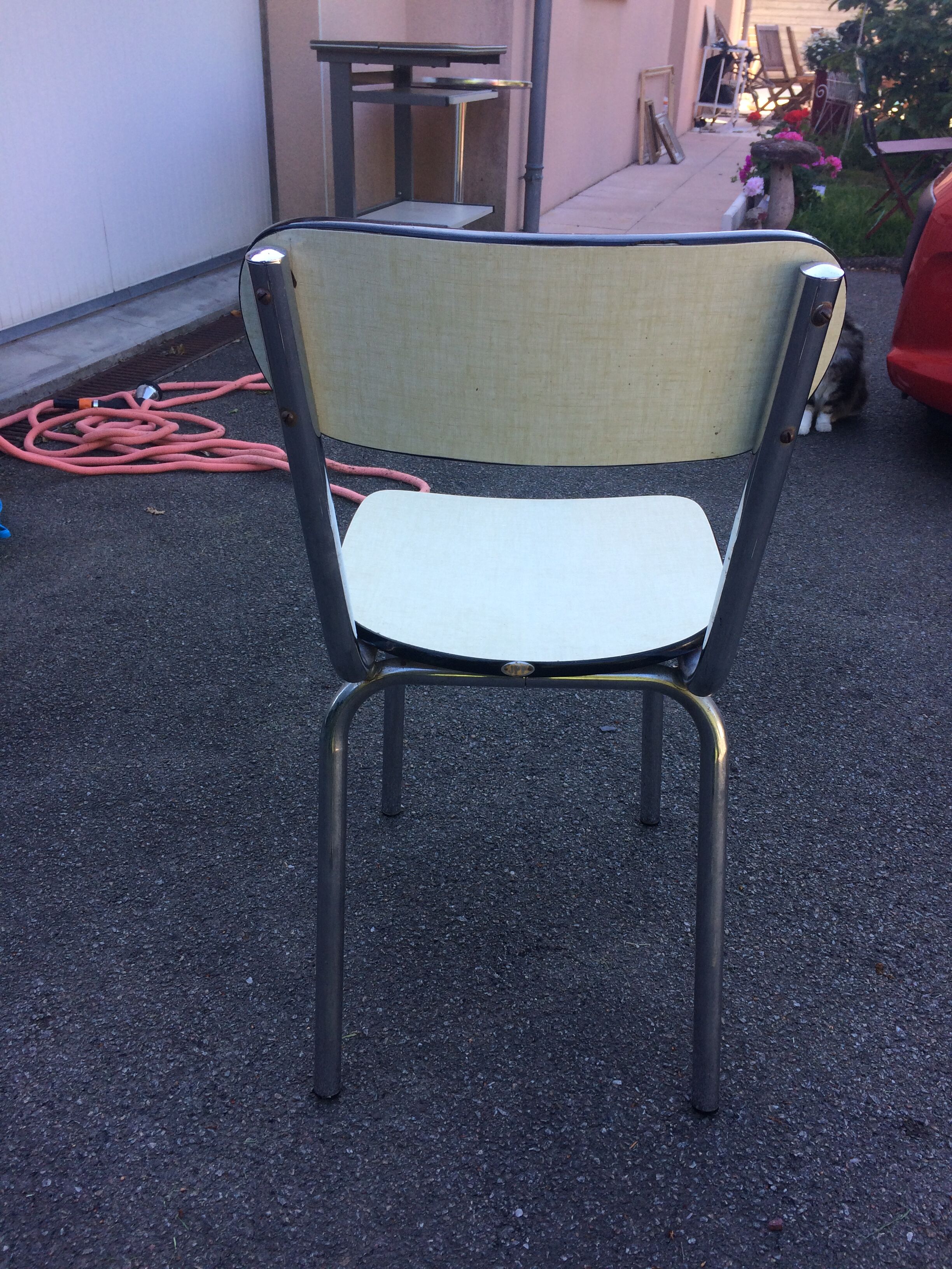 Formica green water chair and black entourage signed jpp