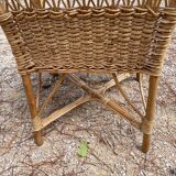Rattan armchair