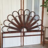 Bamboo and rattan headboard